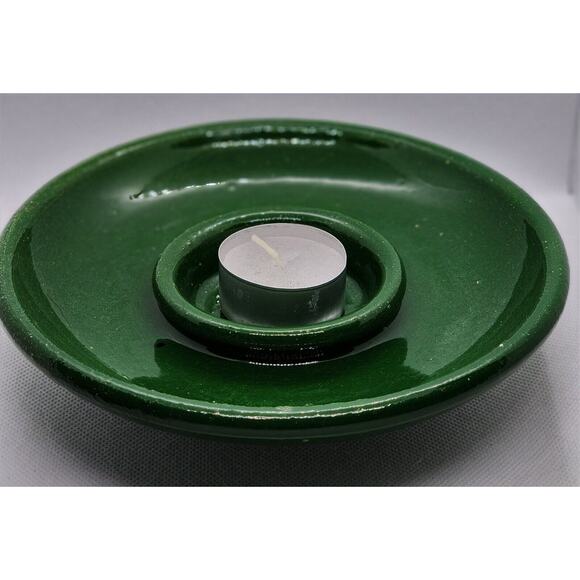 CANDLE HOLDER/VOTIVE-Cactus-Ceramic-Primitive-Unique - Picture 3 of 7